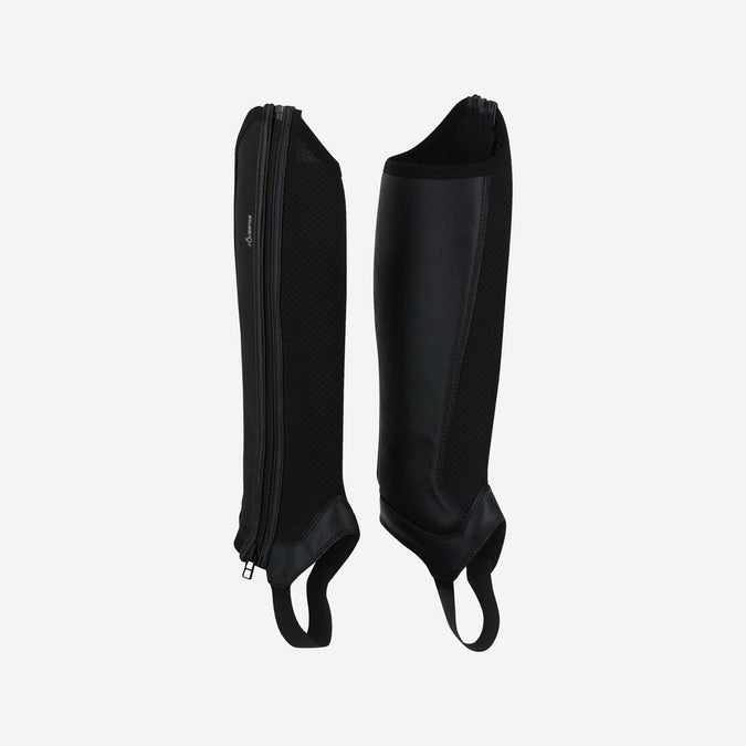 Kids' Horse Riding Mesh Half Chaps 100, photo 10 of 9
