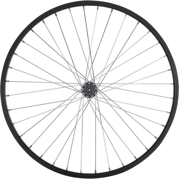 Kids' Bike Wheel 24" Front Single Wall Rim Quick Release Black