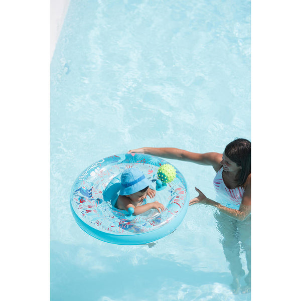 Baby s inflatable pool ring seat and handles for infants 7 15 kg tra Decathlon Kuwait