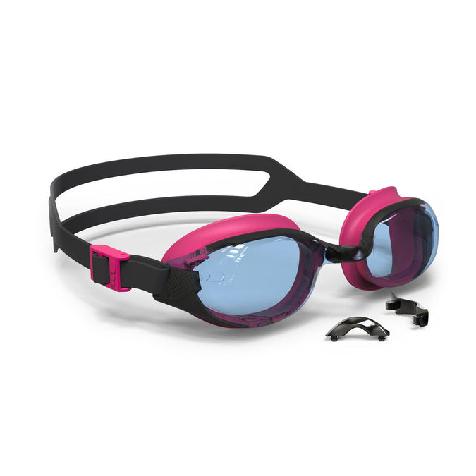 SWIMMING GOGGLES BFIT CLEAR LENSES - BLUE / WHITE, photo 6 of 5