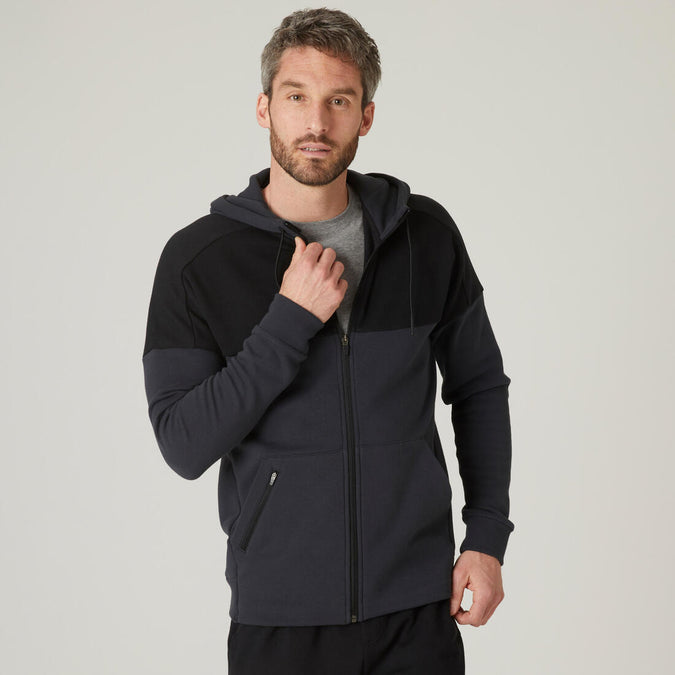 





Men's Zip-Up Fitness Hoodie 520 - Carbon Grey, photo 1 of 6