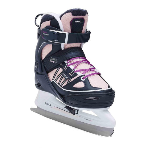 





Kids' Ice Skates Fit 500 - Blue/Pink