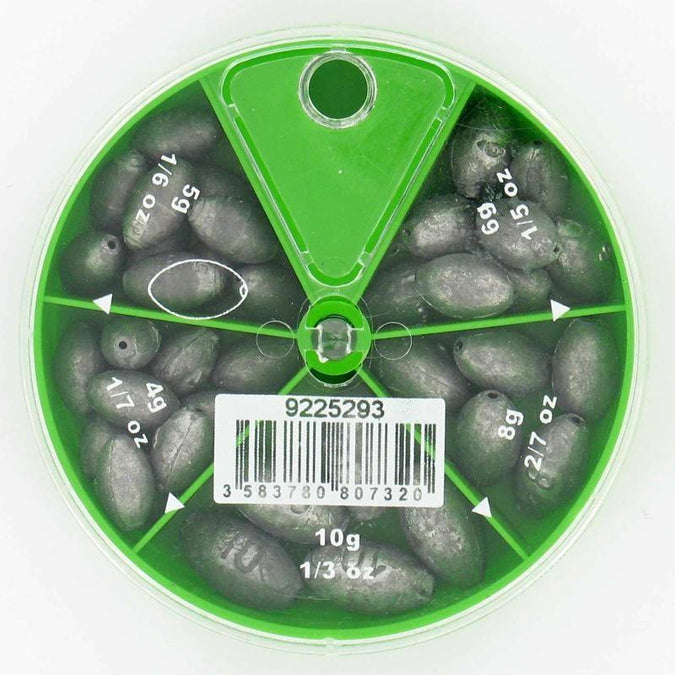 





LONG DRILLED OLIVE 5-compartment fishing sinkers box, photo 1 of 1