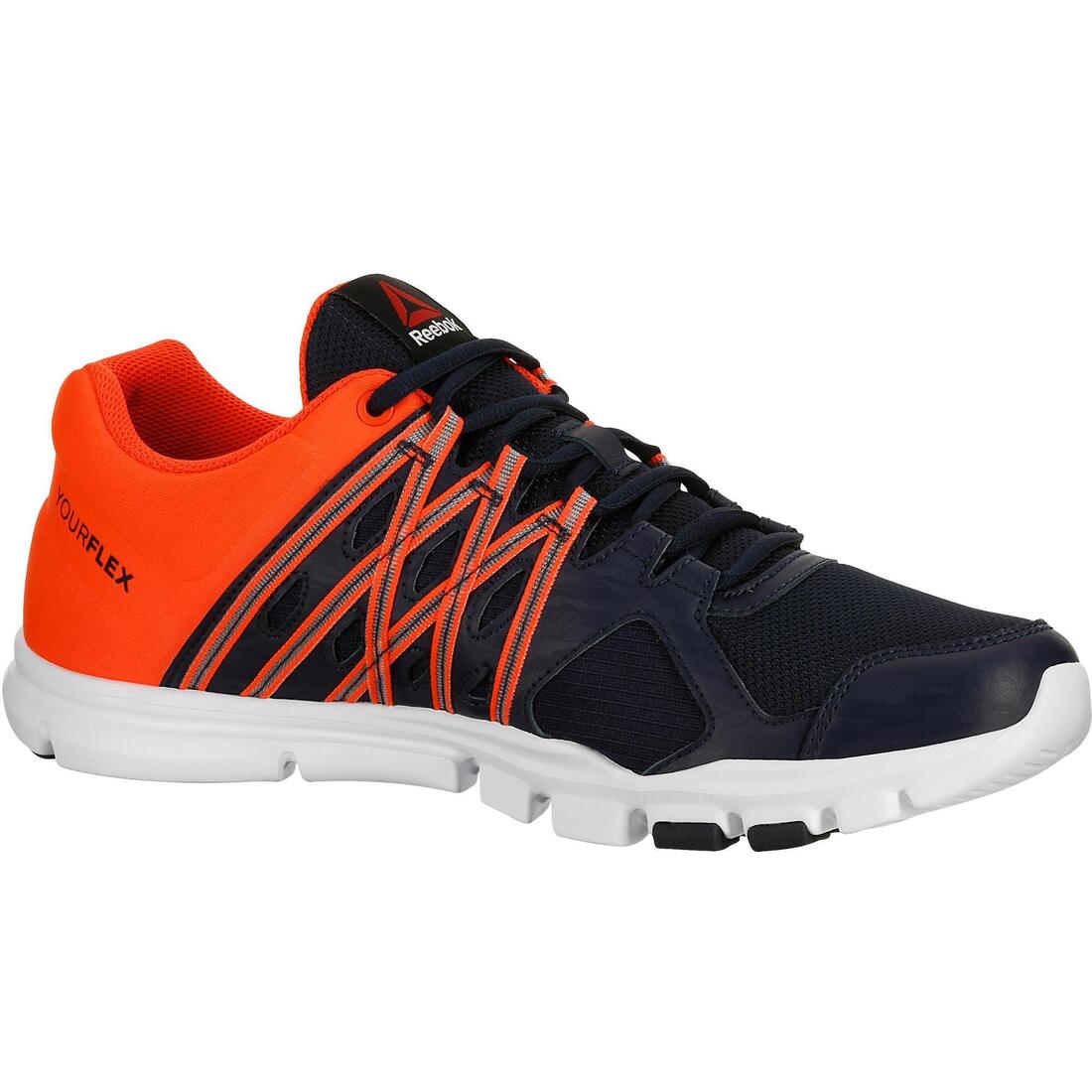Yourflex men's active walking shoes blue/red