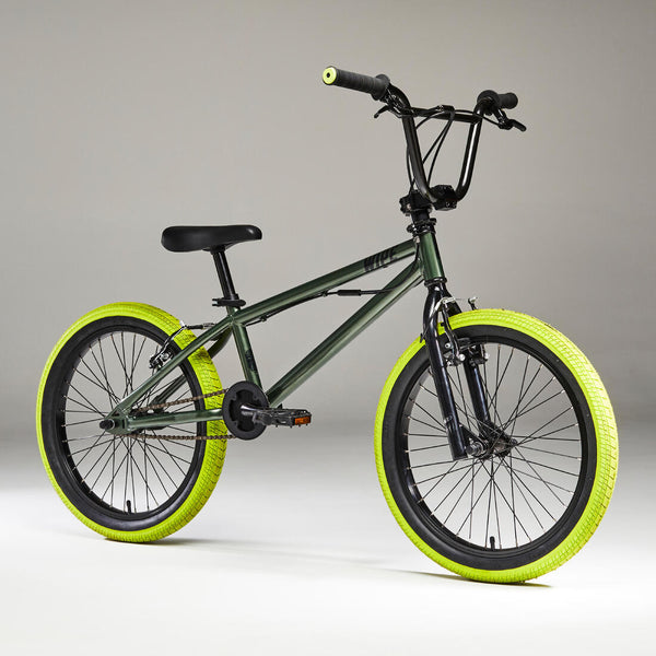 Kids 20 9 14 Years BMX Wipe 500 Green Decathlon Kuwait