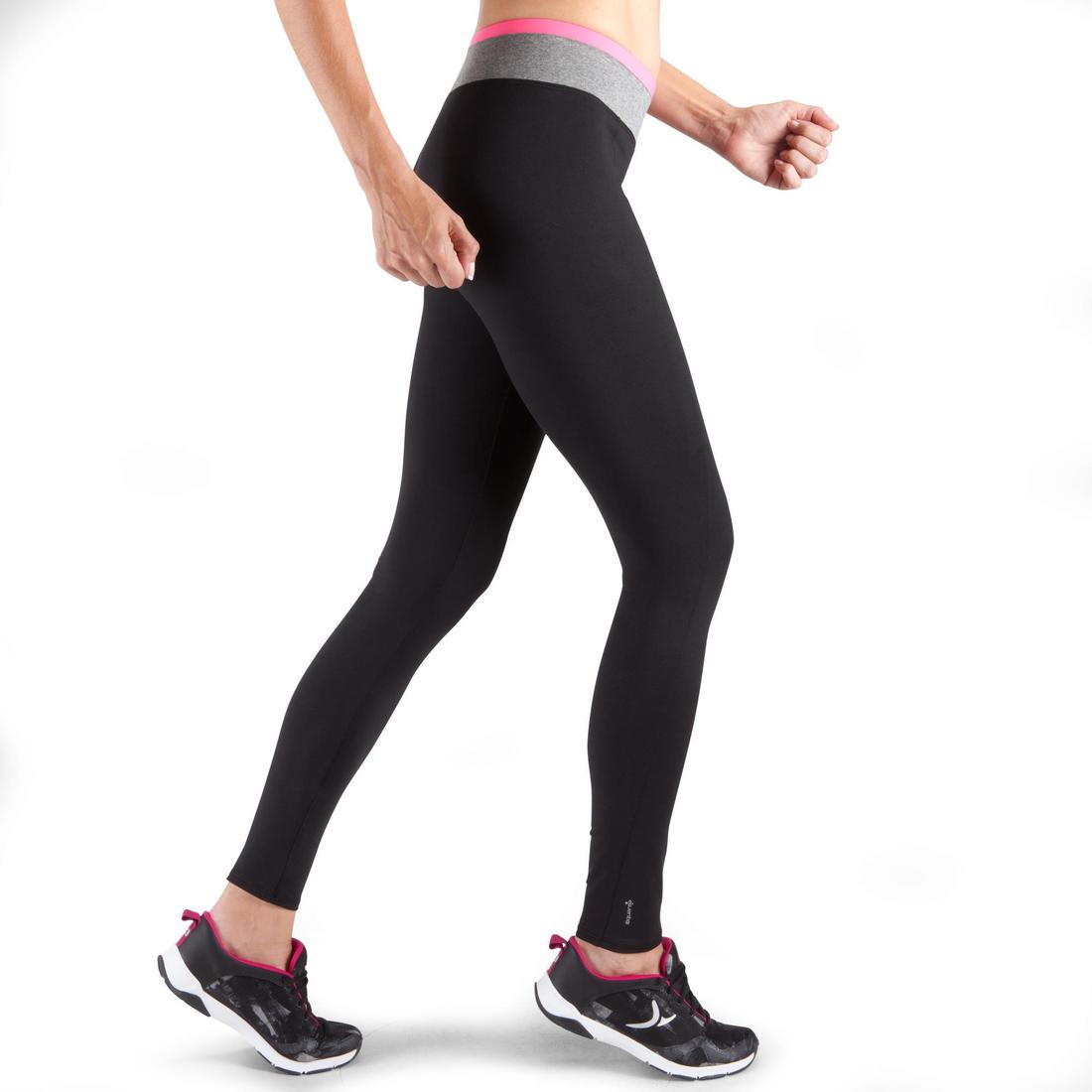 Energy Women's Fitness Leggings - with / Contrast Waistband