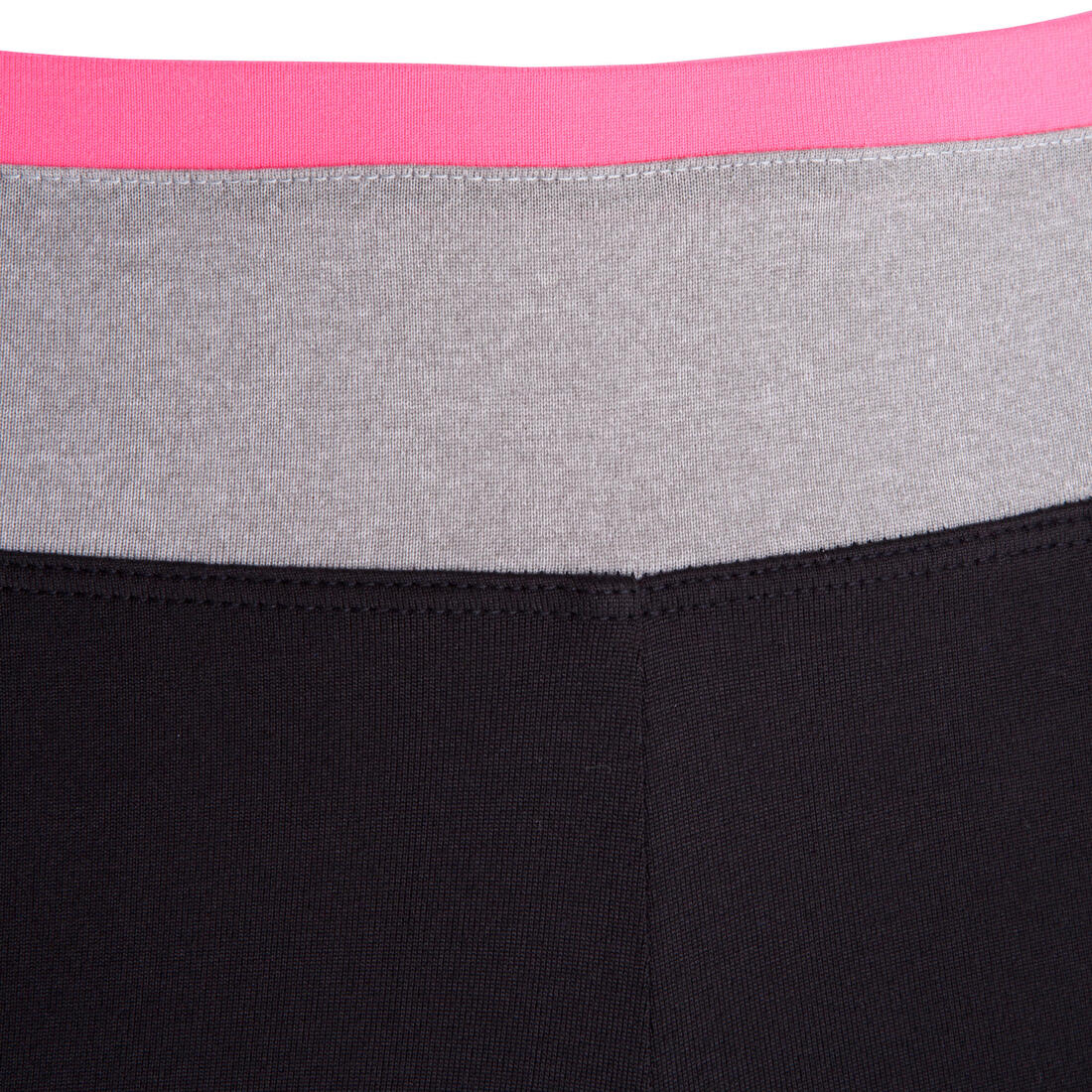 Energy Women's Fitness Cropped Bottoms with Colour-Contrast Waistband