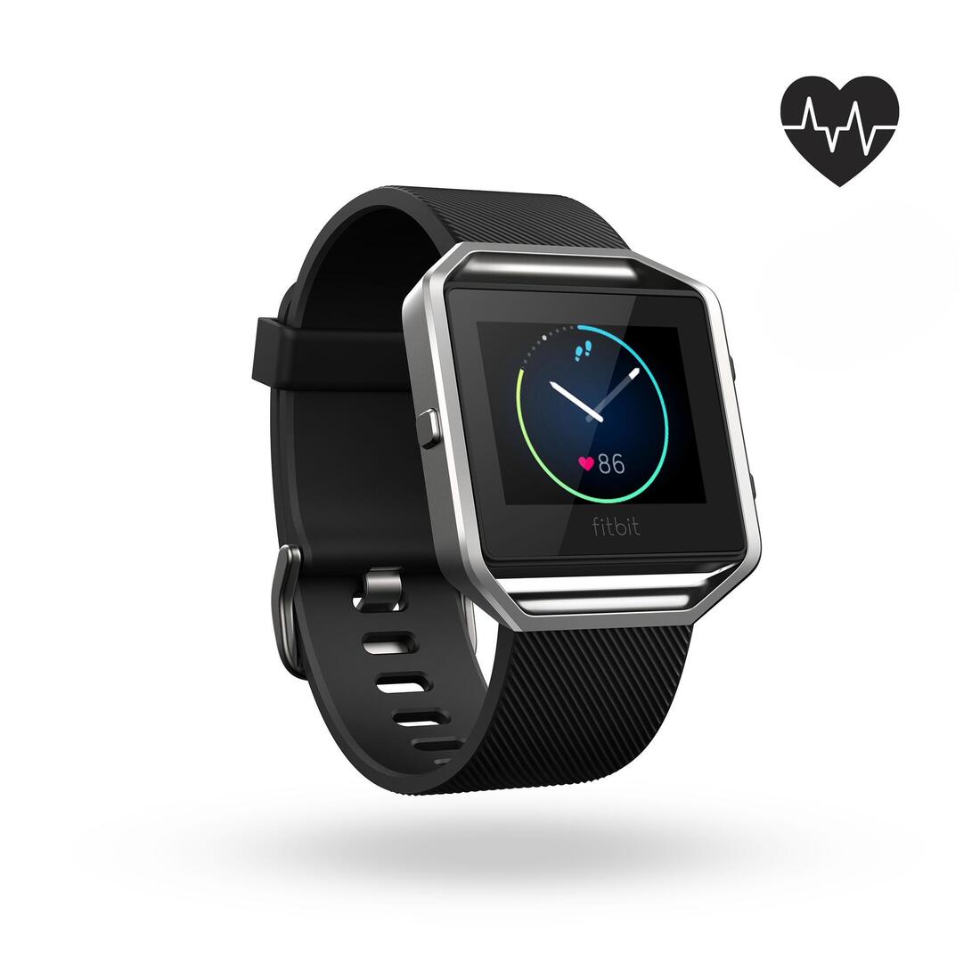 Blaze Fitness Watch Silver/Black (size L)