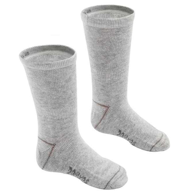 





Kids' Basic Mid Socks Twin-Pack - Grey, photo 1 of 3