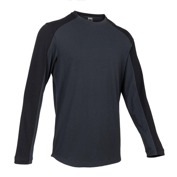 





Men's Long-Sleeved Fitted-Cut Crew Neck Cotton Fitness T-Shirt 520, photo 1 of 17
