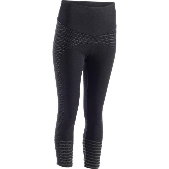 





900 Women's Slim-Fit Gym & Pilates 7/8 Leggings - Black, photo 1 of 2