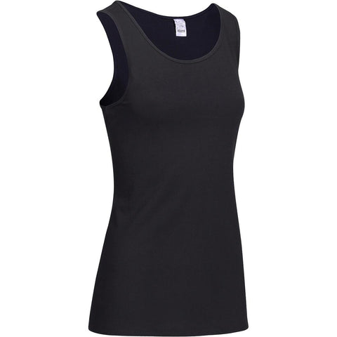 





Women's Straight-Cut Crew Neck Cotton Fitness Tank Top 100 - Icy