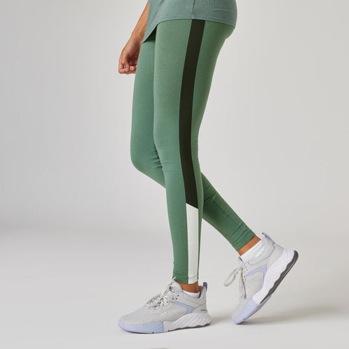 





Women's Slim-Fit Fitness Leggings Fit+ 500 Print