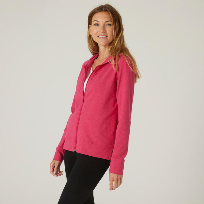 





Women's Zip-Up Fitness Hoodie 500, photo 1 of 6