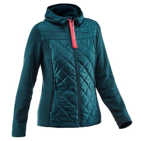 





Women’s Hiking Hooded Sweatshirt - NH100 Hybrid