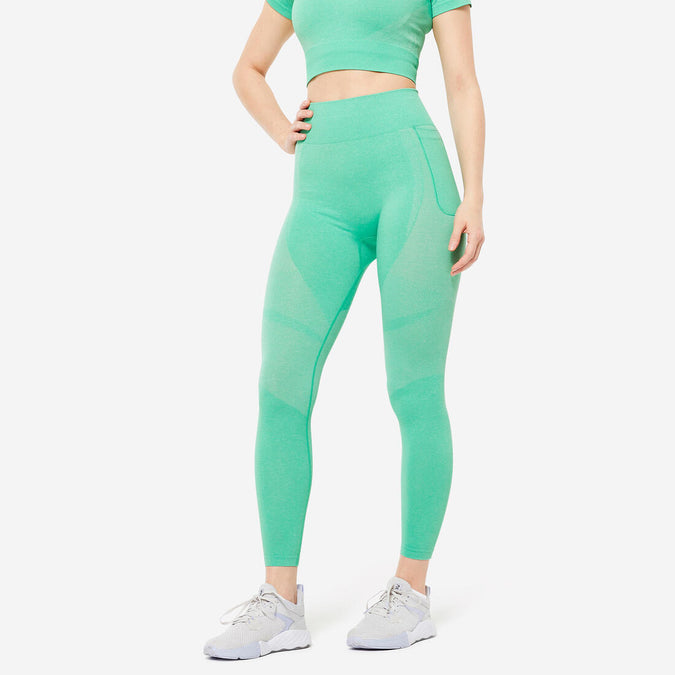 





High-Waisted Seamless Fitness Leggings with Phone Pocket, photo 1 of 6