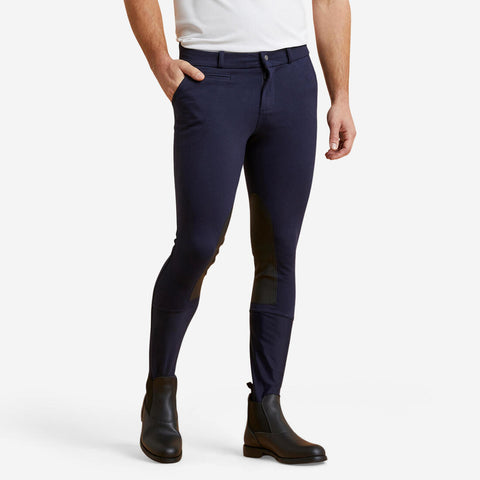 





140 Horse Riding Grippy Patch Jodhpurs - Navy