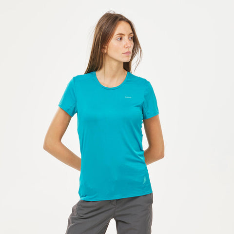 





Women's Mountain Walking Short-Sleeved T-Shirt MH100