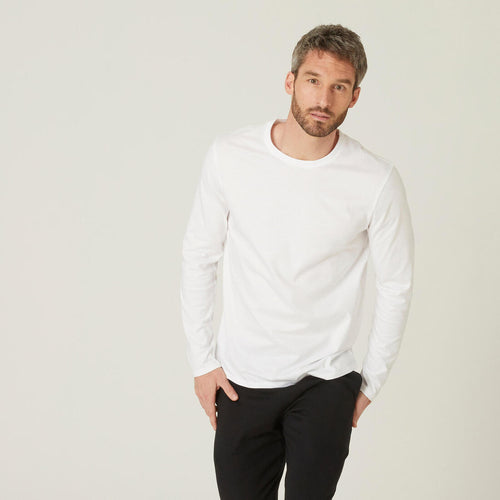 





Men's Long-Sleeved Fitness T-Shirt 100