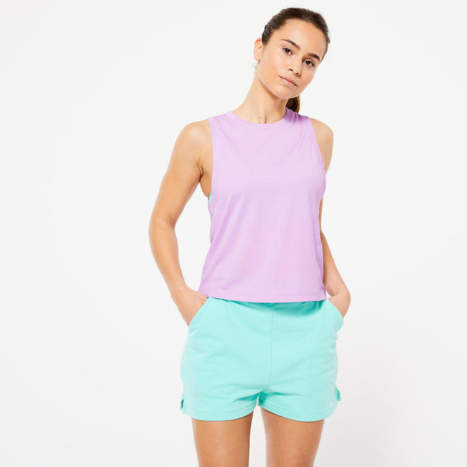 





Women's Cropped Tank Top - Mauve, photo 1 of 6