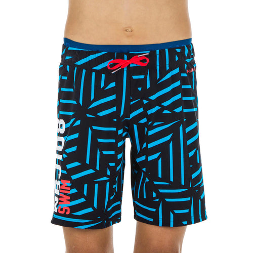 





Boys' long swimming swim shorts all jo 100