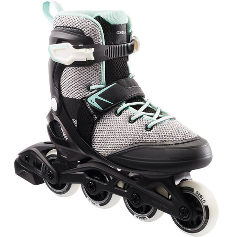 





Adult Inline Fitness Skates FIT100 - Black/Mint