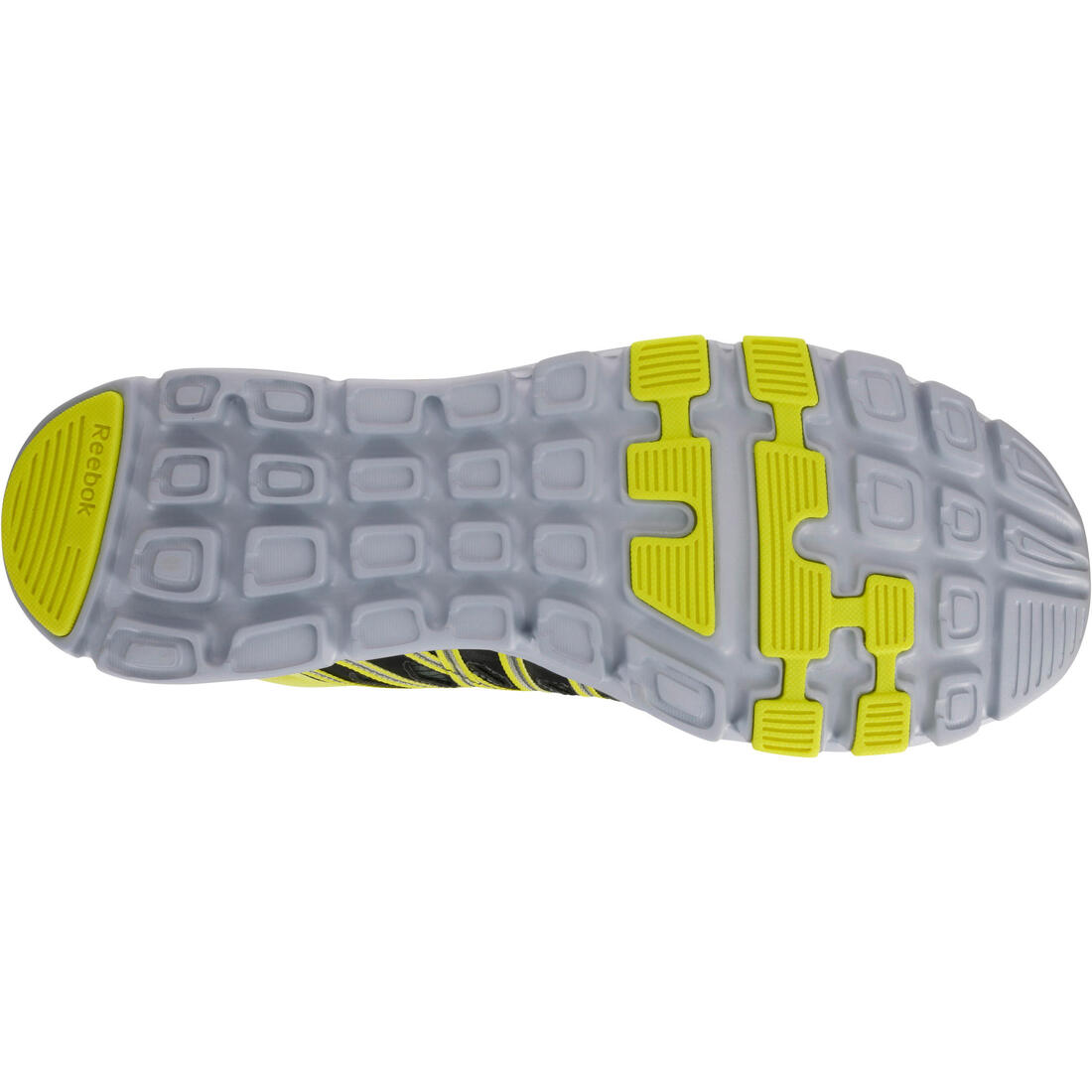 Yourflex Men's Fitness Walking Shoes - Grey/Yellow