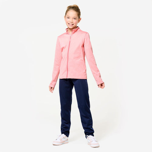 





Girls' Warm Breathable Synthetic Gym Tracksuit Gym'y S500/Print