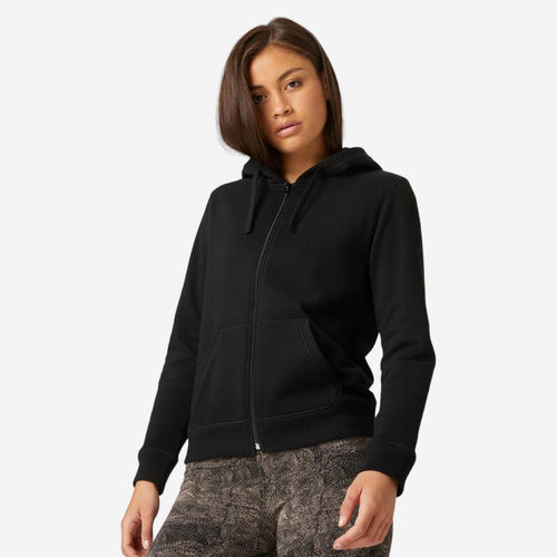 





Women's Zip-Up Fitness Hoodie 500