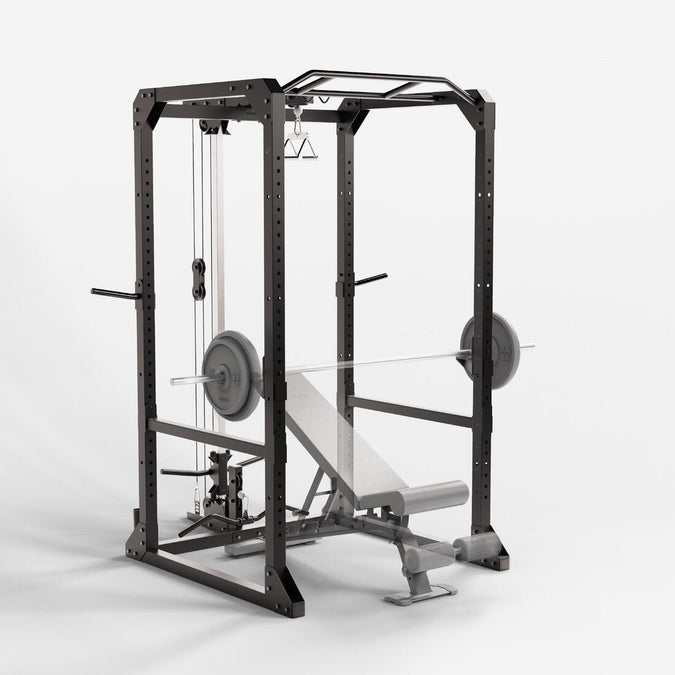 Weight Training Cage Power Rack 900 Decathlon Kuwait