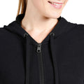 520 Women's Pilates & Gentle Gym Hooded Jacket - Black