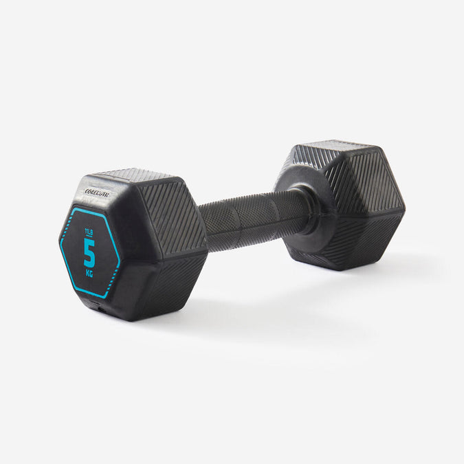 





5 kg Cross Training and Weight Training Hexagonal Dumbbell - Black, photo 1 of 3