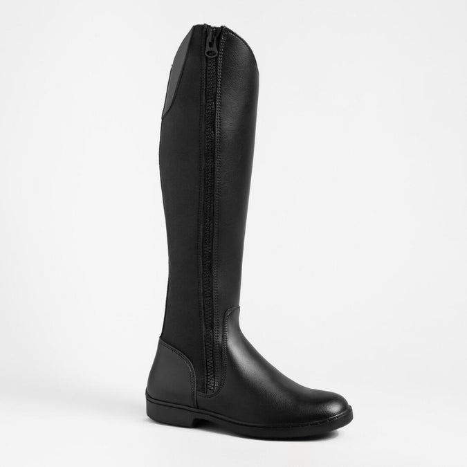 





500 Adult Synthetic Horse Riding Long Boots - Black, photo 1 of 6