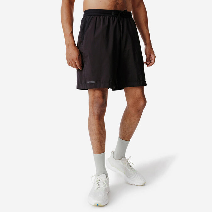 





Men's Running Shorts Black - Run 500 Dry, photo 1 of 9