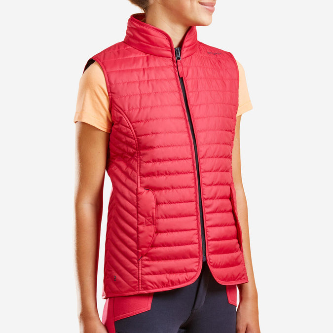 





Kids' Horse Riding Sleeveless Padded Jacket 100, photo 1 of 4