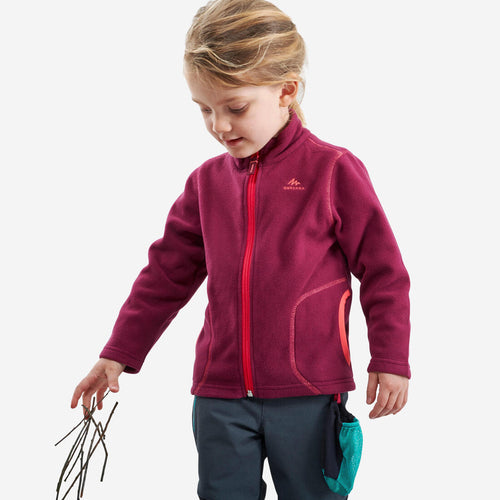 





Kids' Hiking Fleece Jacket MH150 2-6 Years - Purple