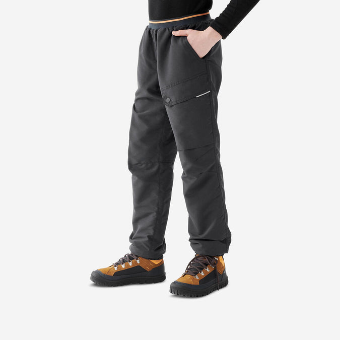 





CHILDREN'S WARM WATER-REPELLENT HIKING TROUSERS - SH100 - AGE 7-15, photo 1 of 5