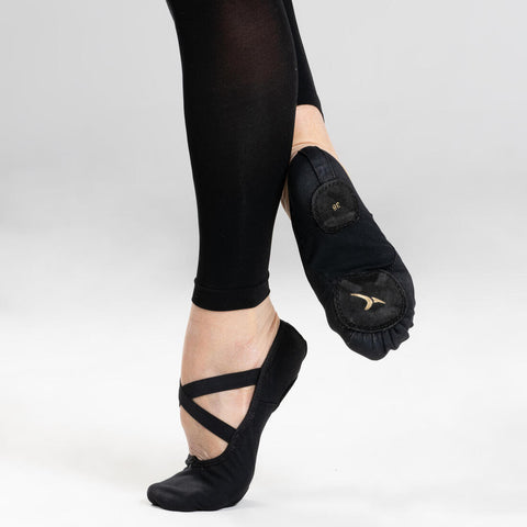 





Stretch Canvas Split-Sole Demi-Pointe Ballet Shoes Size 9.5C to 6.5