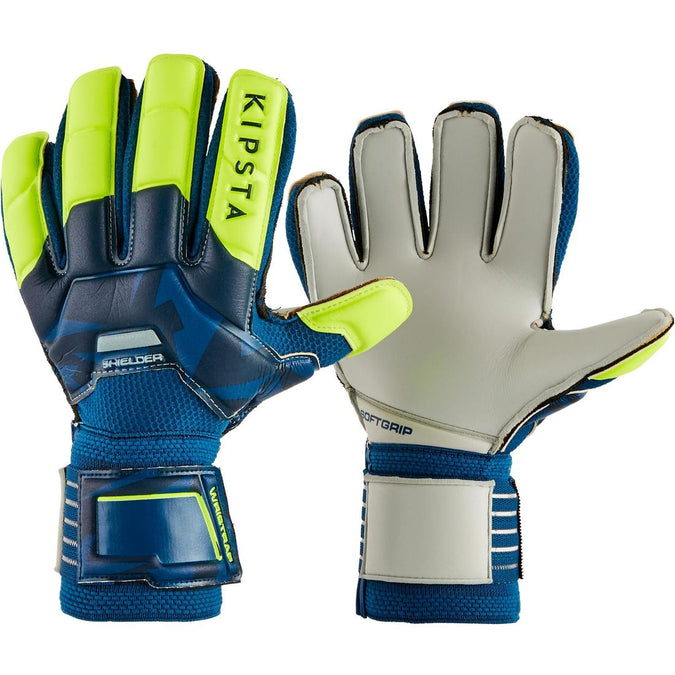 





F500 Shielder Kids' Football Goalkeeper Gloves - Blue/Yellow, photo 1 of 12