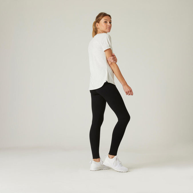 Women's Slim-Fit Fitness Salto Leggings 100