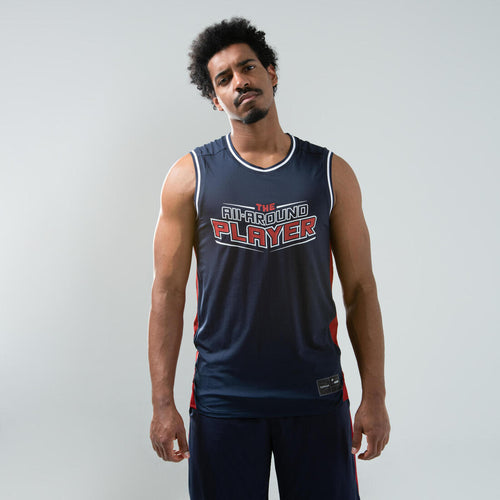 





Men's Reversible Sleeveless Basketball Jersey T500R