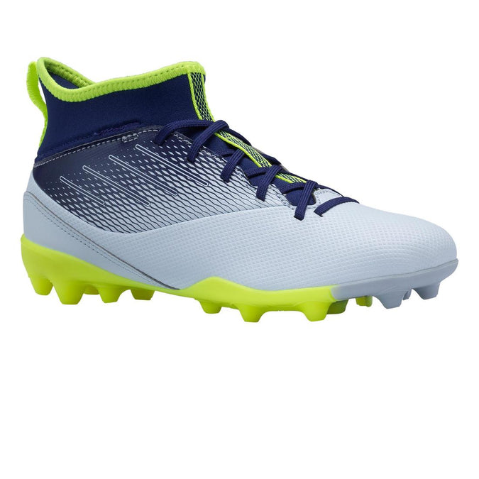 





Agility 500 MG Kids' High-Top Football Boots - Grey/Blue, photo 1 of 13