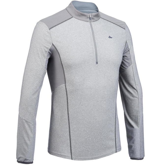 





Men's Hiking Synthetic Long-Sleeved T-Shirt  MH550, photo 1 of 4