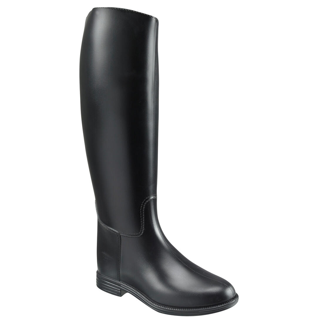 Schooling Adult Horse Riding Long Boots Black Decathlon Kuwait