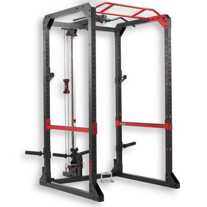 Weight Training Rack Chin up Squat Bench Press Back Pull Decathlon Kuwait