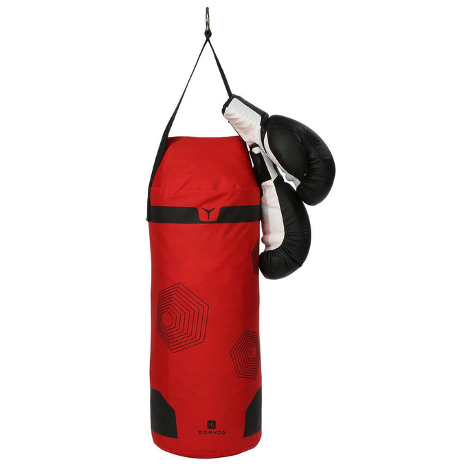 





Kids' Beginner Boxing Bag Set: Red Bag + Black Gloves, photo 1 of 16
