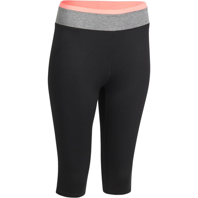 





Energy Women's Cardio Fitness Cropped Bottoms - Black with Contrasting Waistband, photo 1 of 8