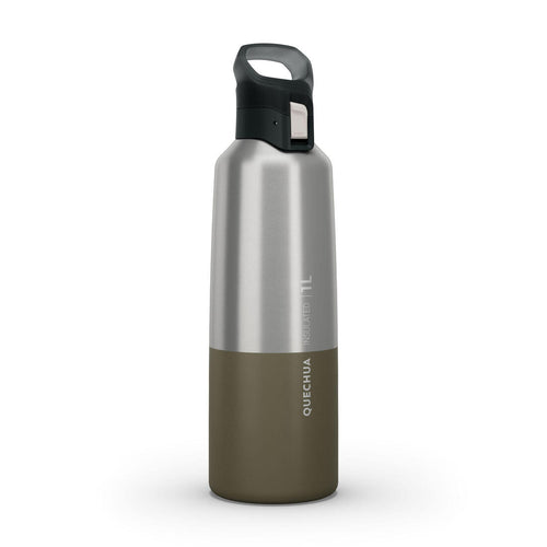 





1 L insulated stainless steel flask with quick opening cap for hiking