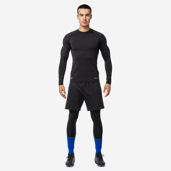 





Adult Long-Sleeved Thermal Football Base Layer Top Keepcomfort 100 - Black, photo 1 of 7