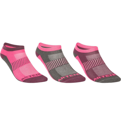 





RS 500 Adult Low Sports Socks Tri-Pack - Pink/Black